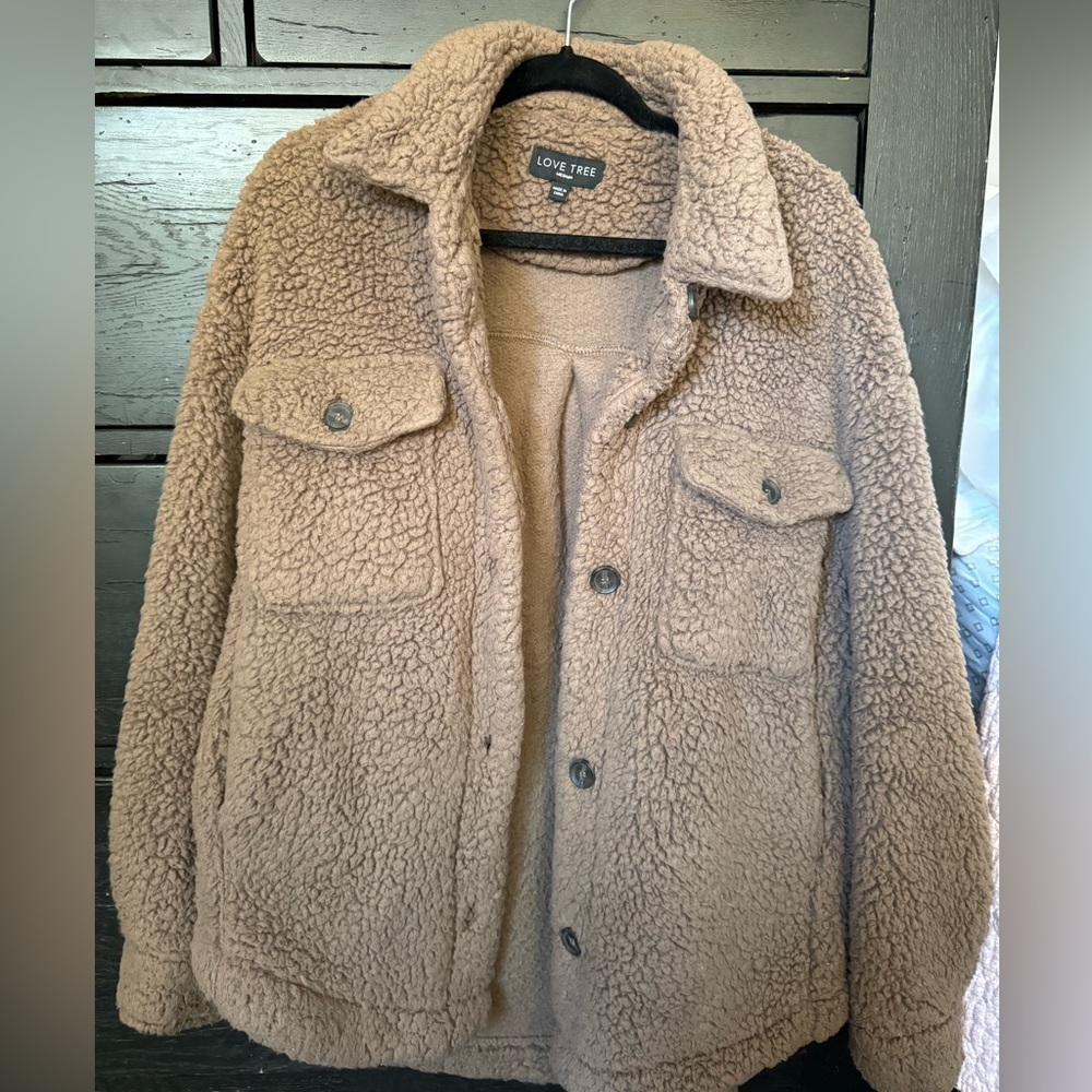 Brown Sherpa Jacket